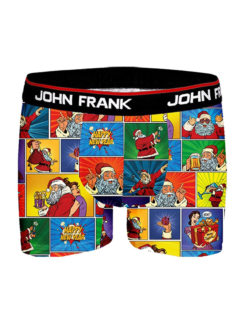 John Frank Comic Santa Boxer