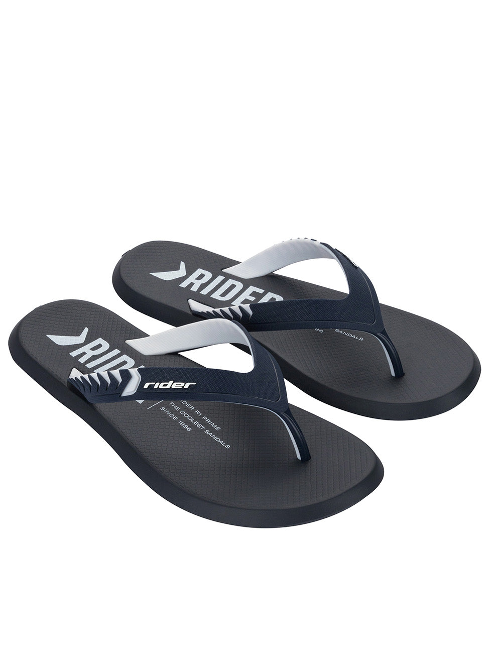 Rider Navy/White Men Slippers