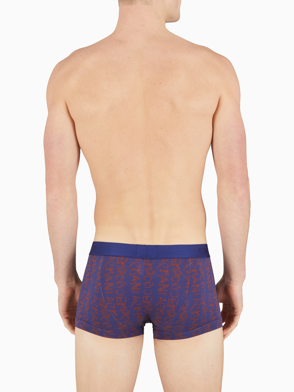 Emporio Armani All-Over Logo Print Boxer Briefs