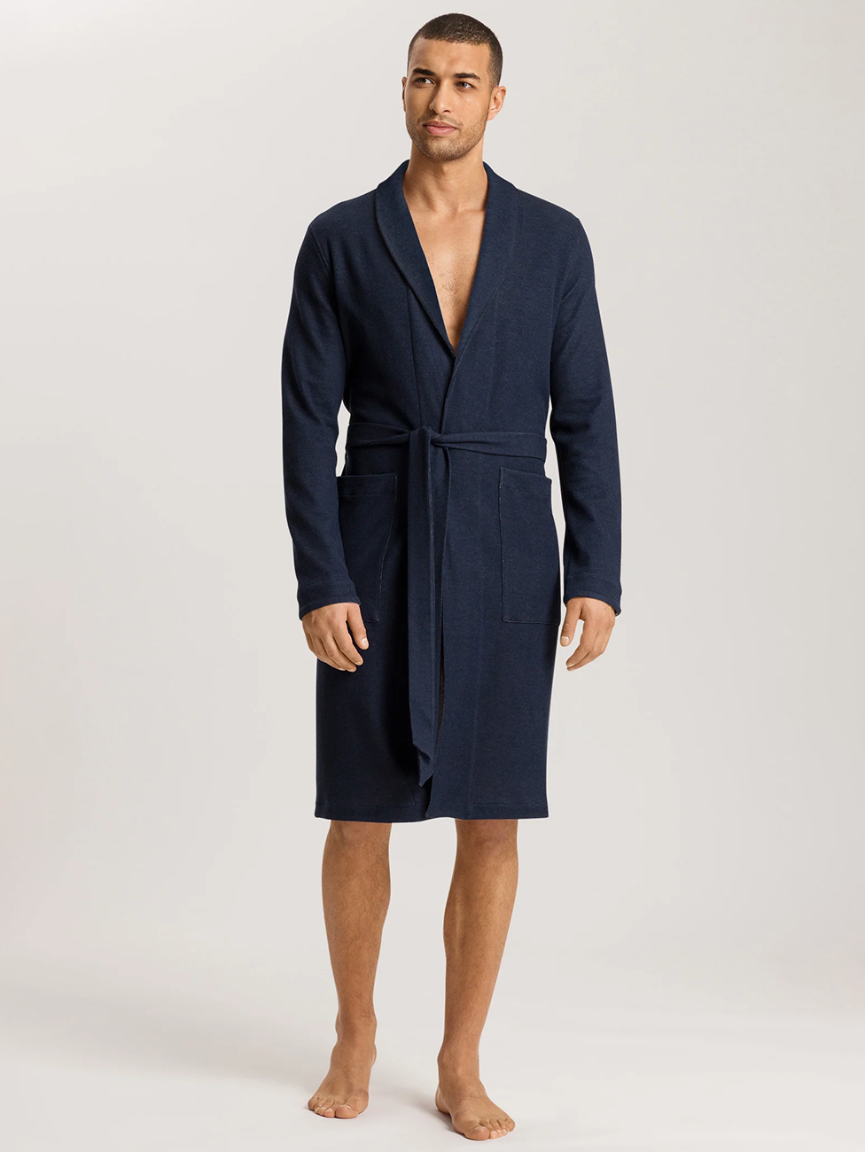 Hanro Cozy Living Shawl Collar Notte Men's Robe