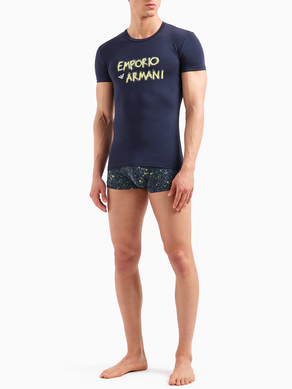 Emporio Armani Sparkling Stars T-Shirt And Boxer Briefs