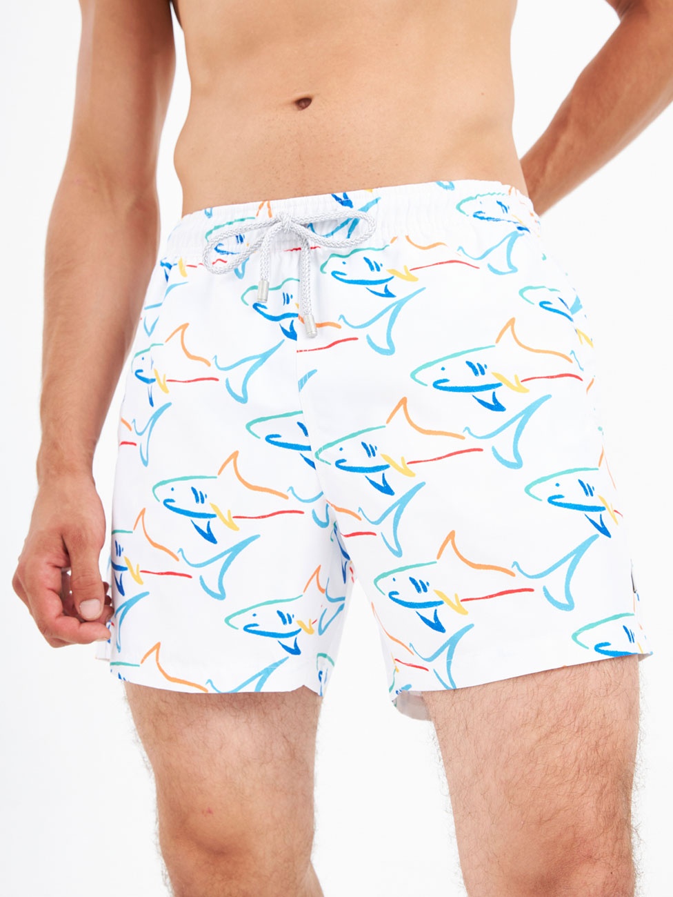 John Frank All Over Printed Swim Shorts - Requin