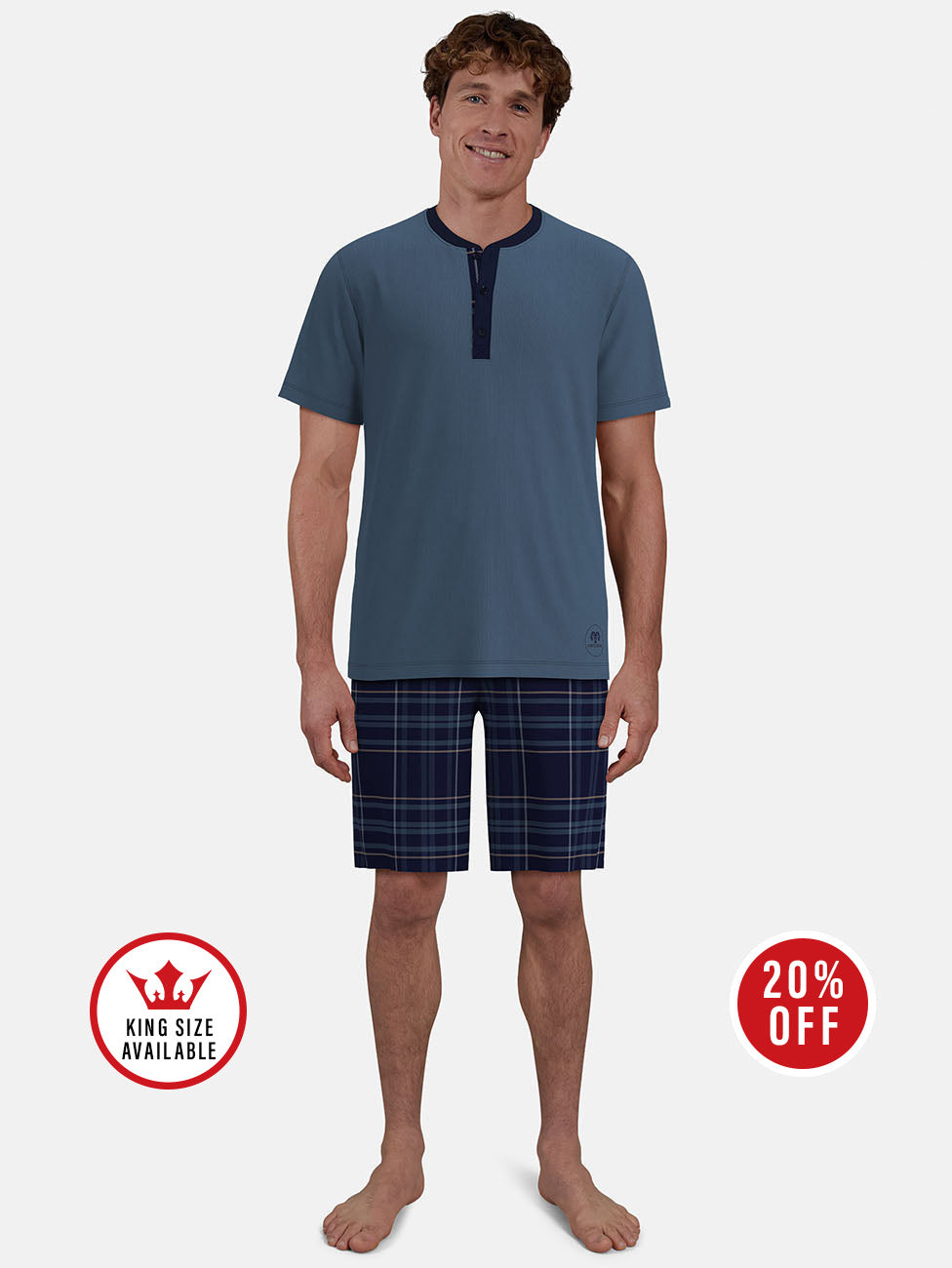 Ceceba Checkered Short Pyjama