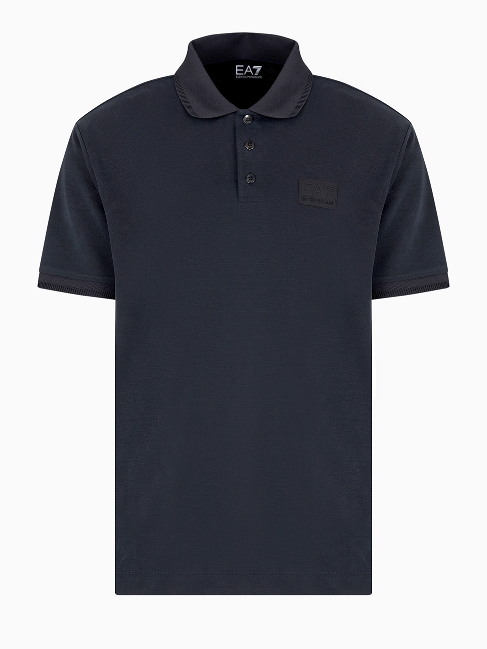 EA7 Lux Identity Modal-blend Polo Shirt