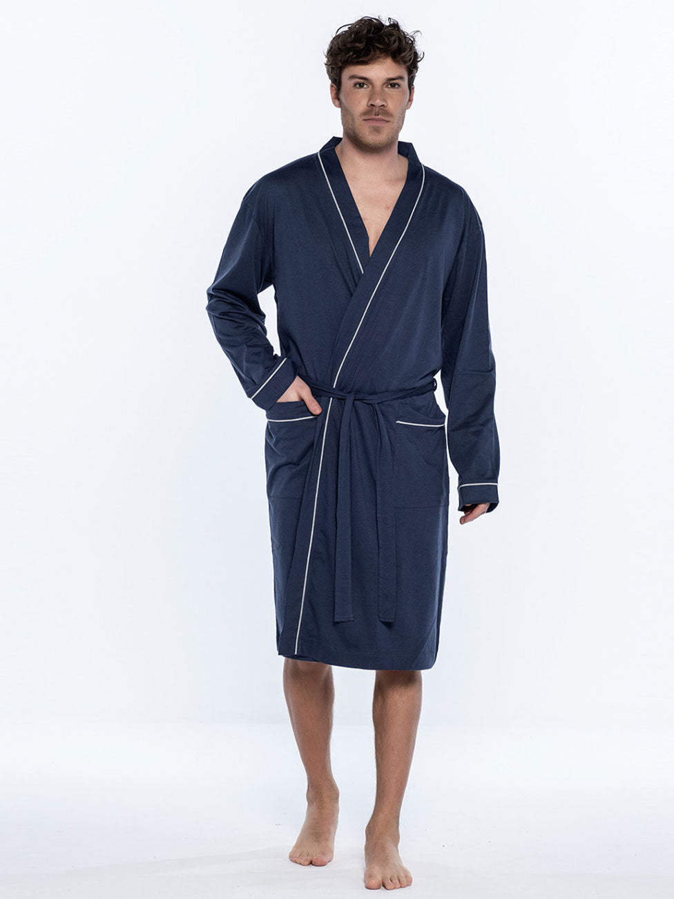 Punto Blanco Men Robe in Plain Color