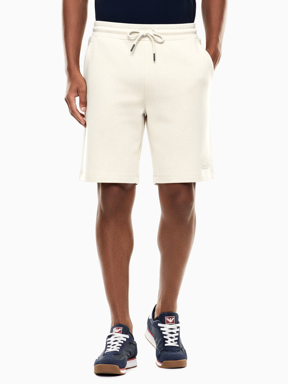 EA7 Lux Identity Cotton-blend Shorts