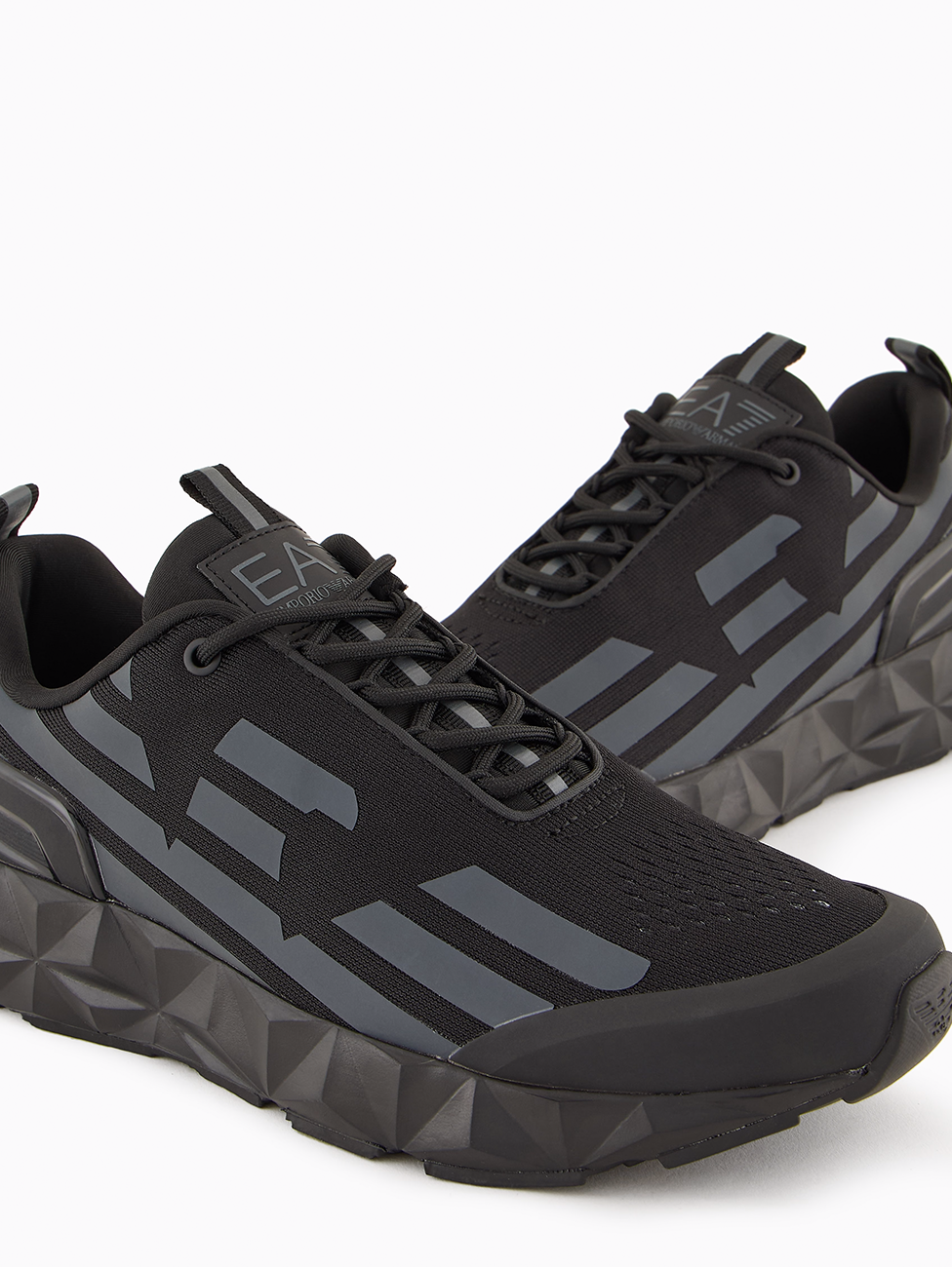 EA7 Triple Black Ultimate C2 Combat Sneakers
