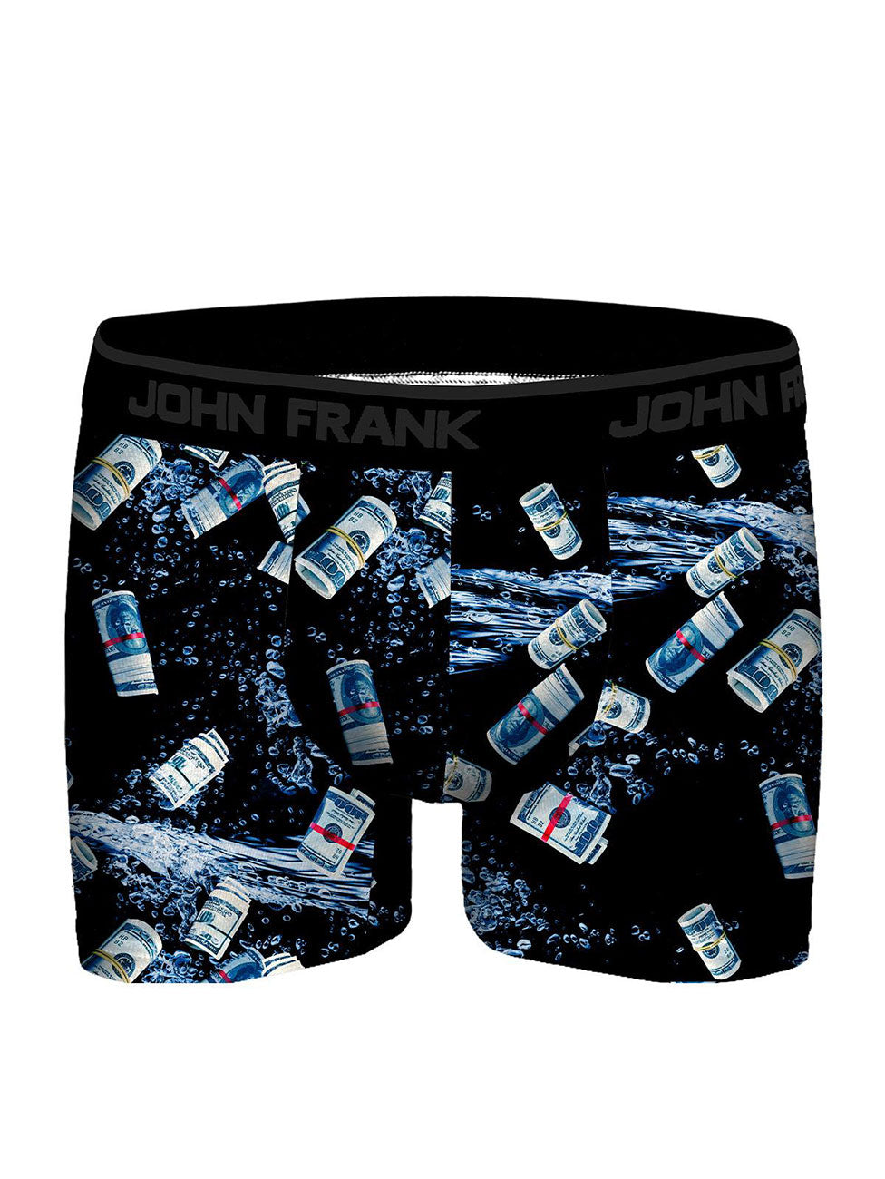 John Frank Digital World Micro Modal Boxer - Wet Money