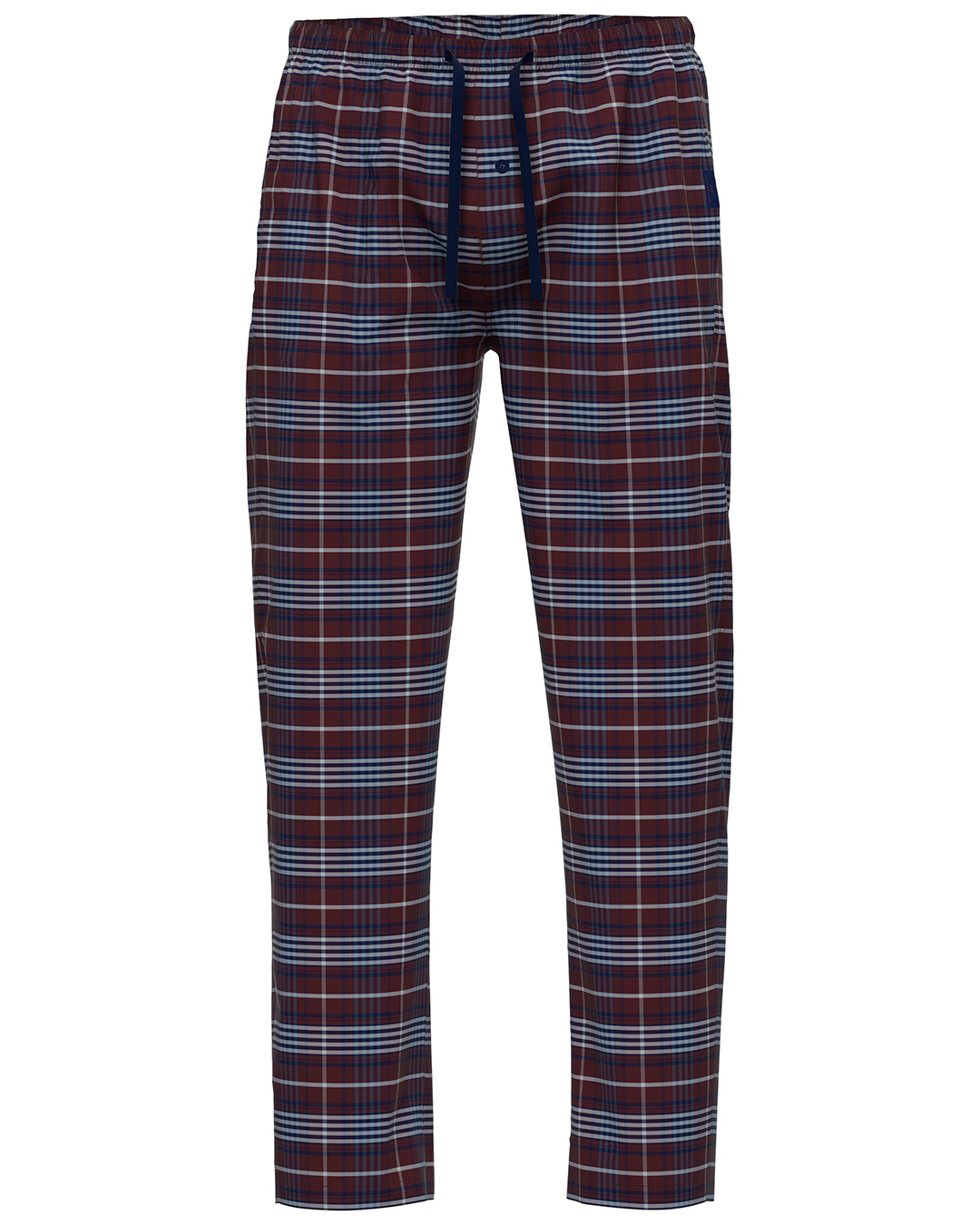 Götzburg Dark Red Checkered Flannel Pyjama Pants
