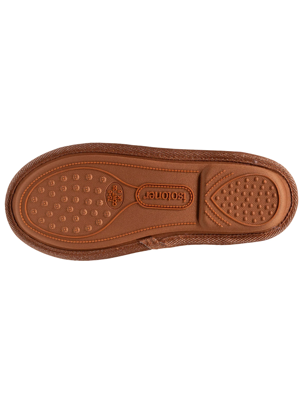 Isotoner Women's Suede Booties Slippers Black