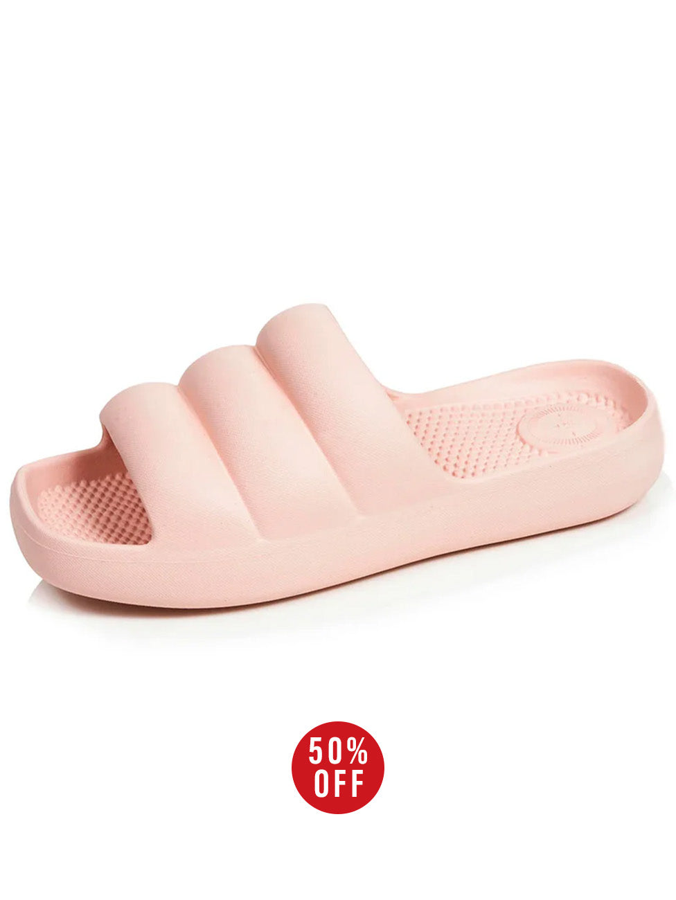 Isotoner EVERYWEAR Women's Nude Slide Mules