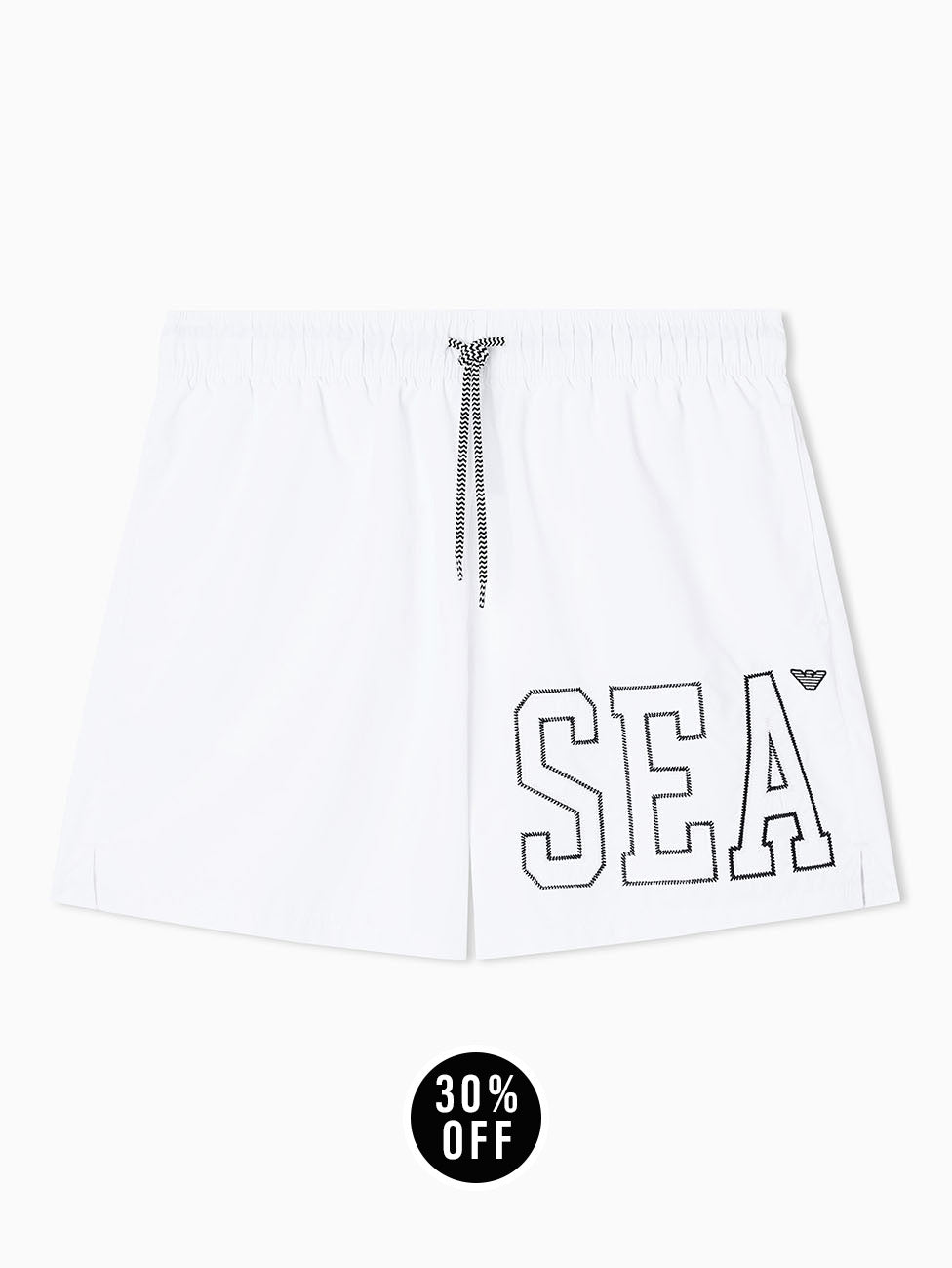 Emporio Armani Sea Embroidery Beach Shorts