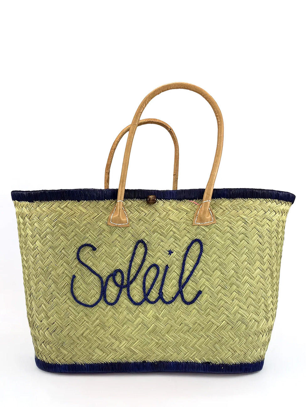 Le Comptoir De La Plage Marine Soleil Handmade Beach Basket