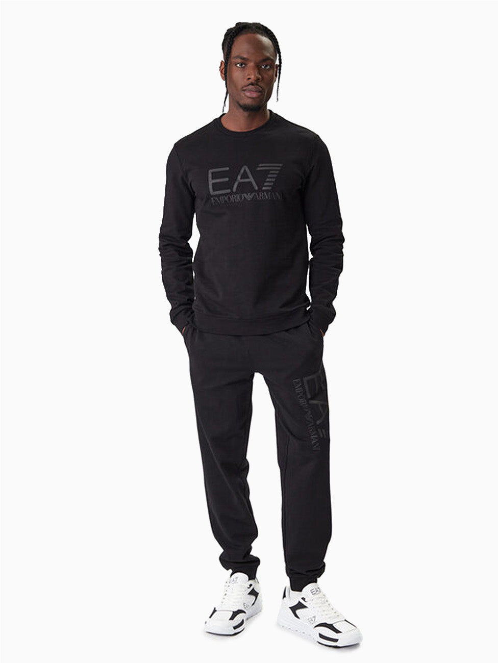 EA7 Core Identity Crew-Neck Sweatshirt