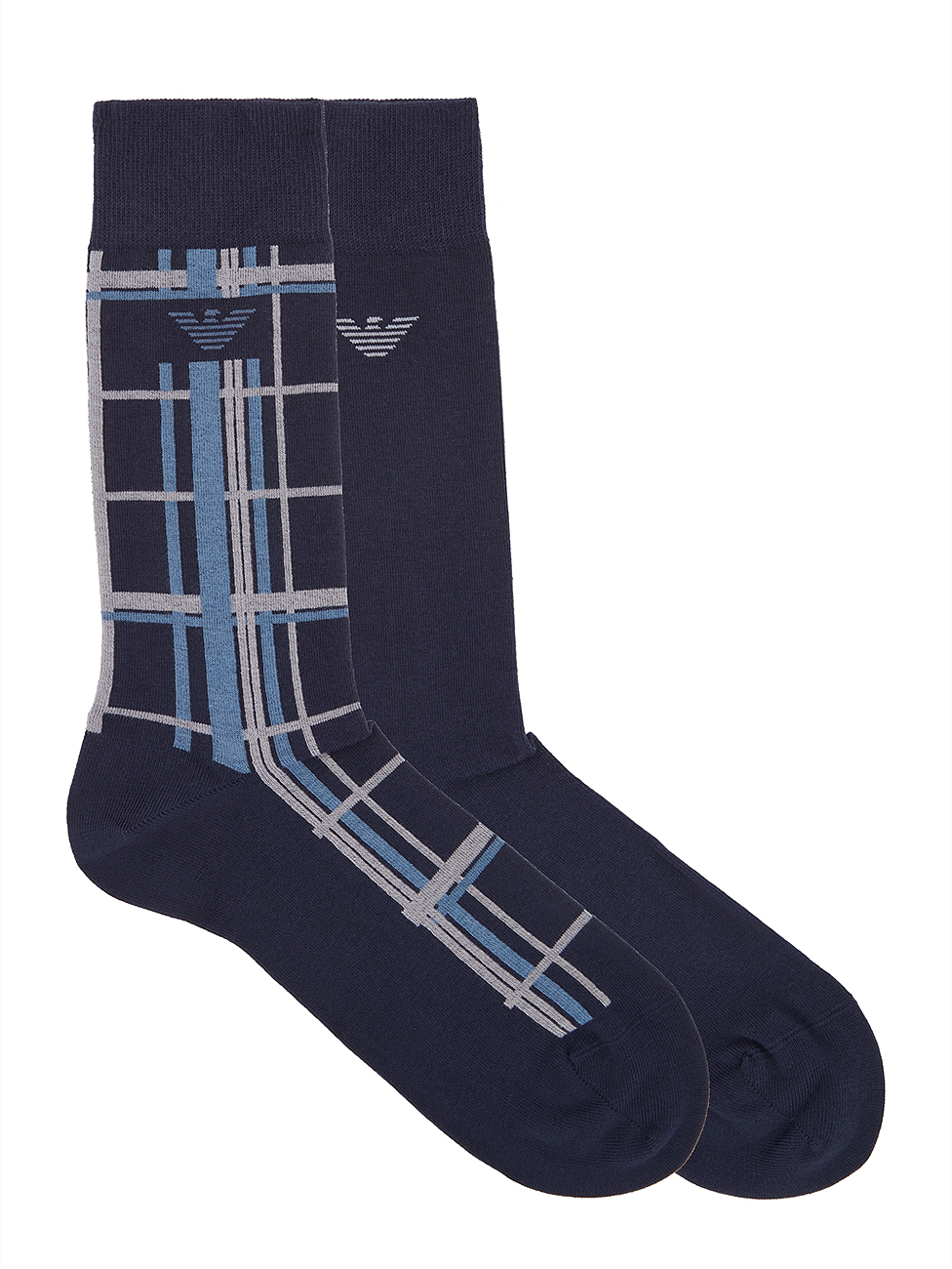 Emporio Armani Tartan Men's Socks (Pack of 2)