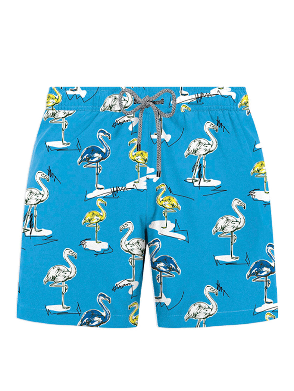 John Frank Gts All Over Printed Swim Shorts - Heron