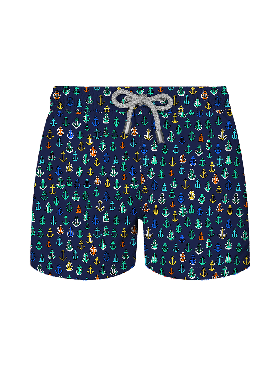 John Frank Kids All Over Printed Swim Short Anchor