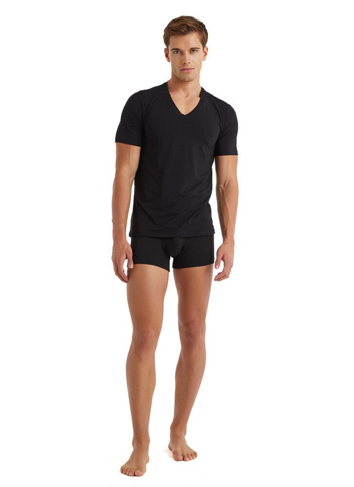 Blackspade Tender Cotton V-Neck T-Shirt