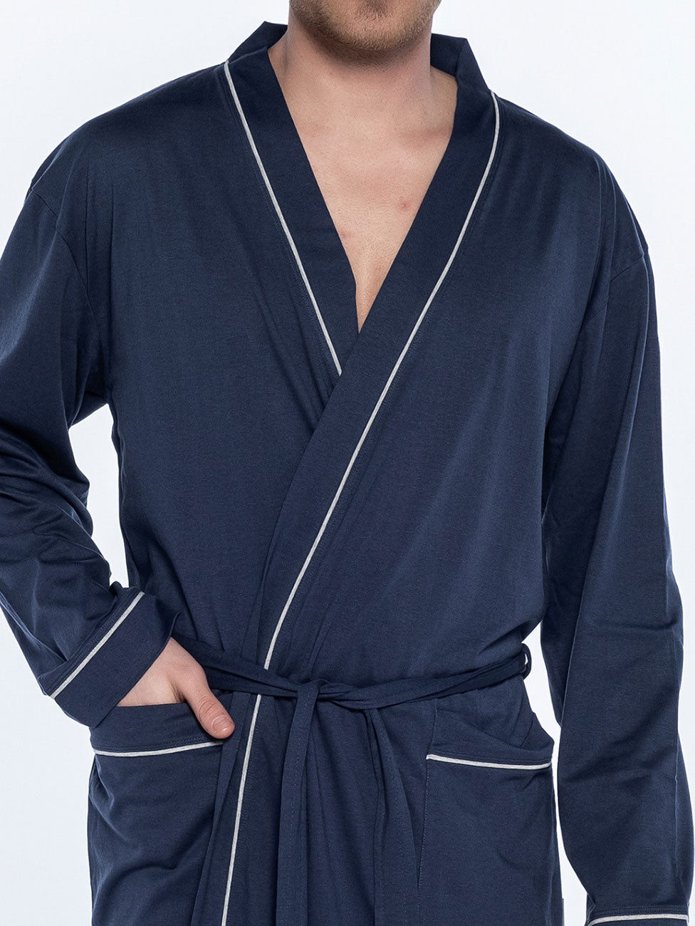 Punto Blanco Men Robe in Plain Color