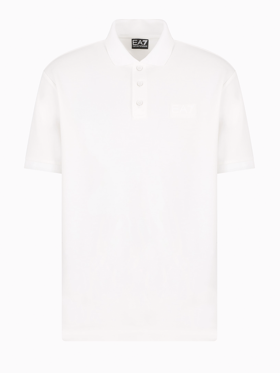 EA7 Lux Identity Modal-blend Polo Shirt