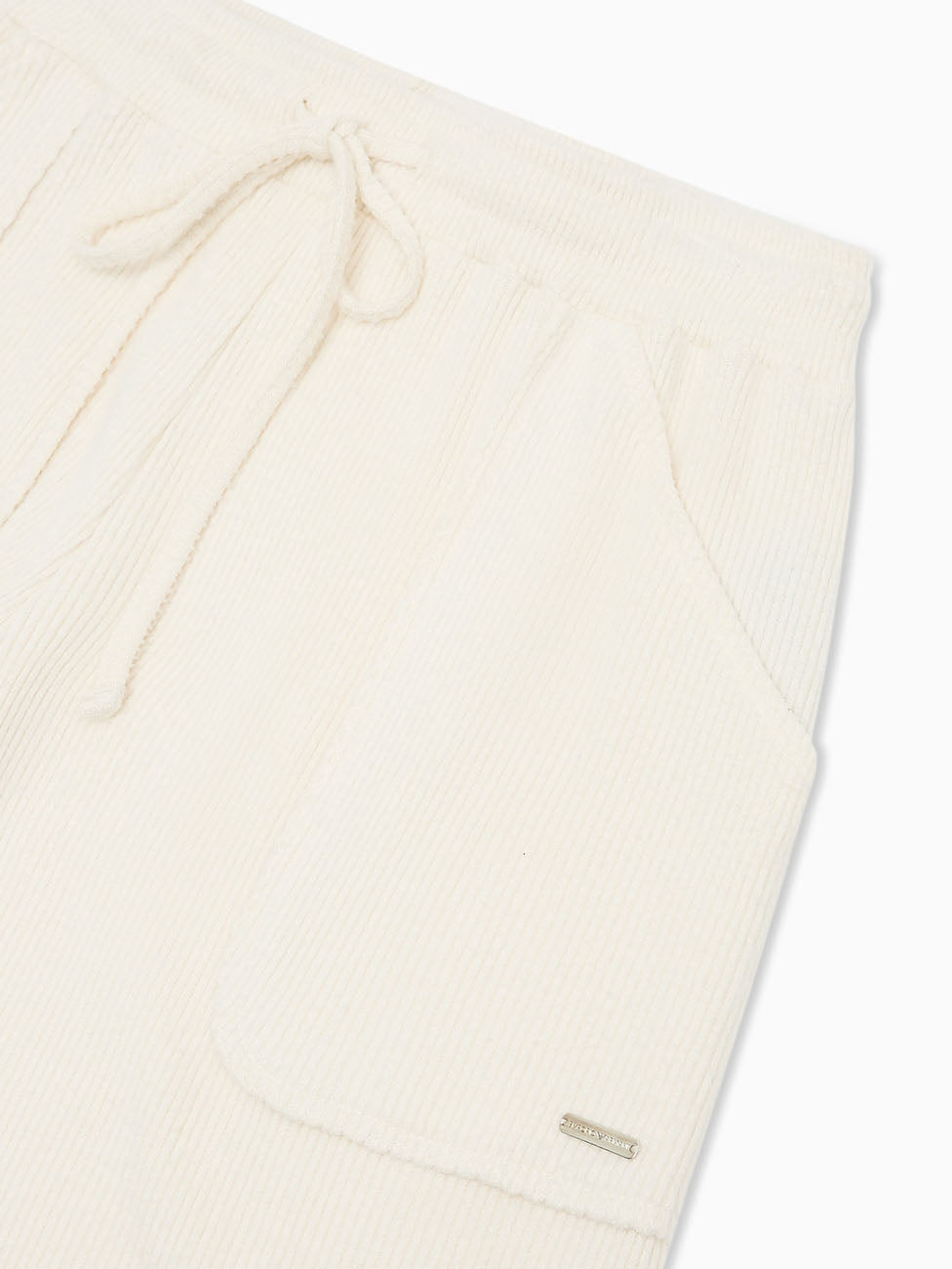 Emporio Armani Women's Ribbed Wide Leg Lounge Trousers