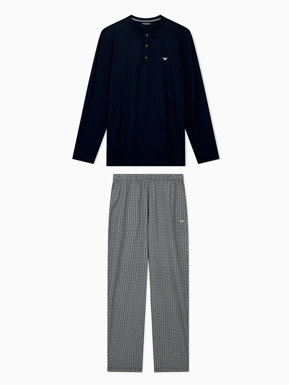 Emporio Armani Cotton Long Pyjama Set