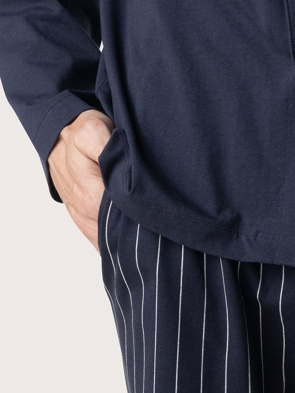 Eminence Men’s Sport Club Button-Front Long Pyjamas