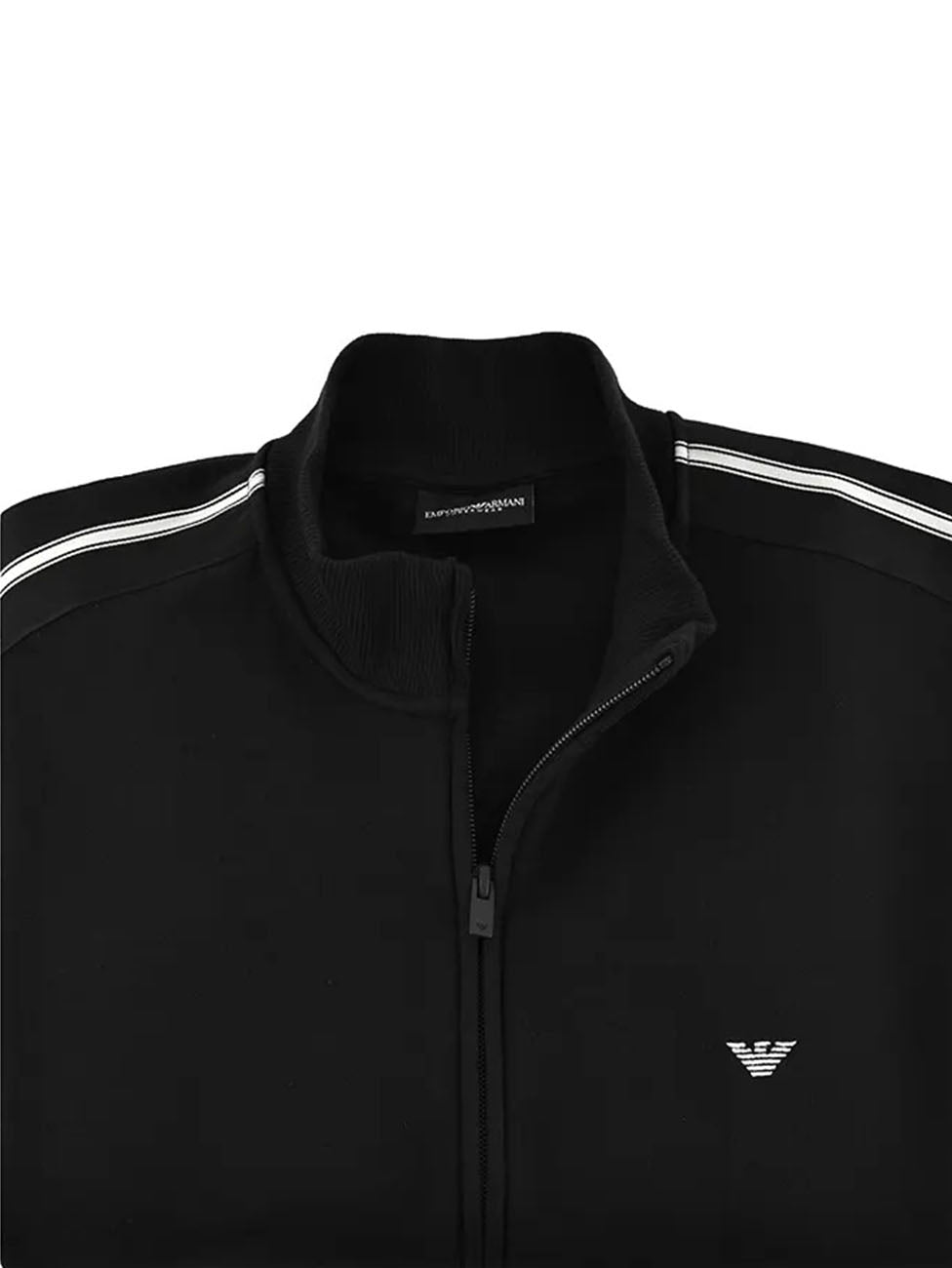 Emporio Armani Cotton Blend Full Zip Sweatshirt