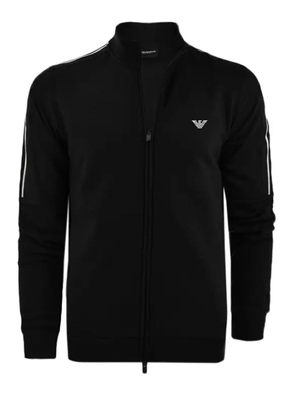Emporio Armani Cotton Blend Full Zip Sweatshirt