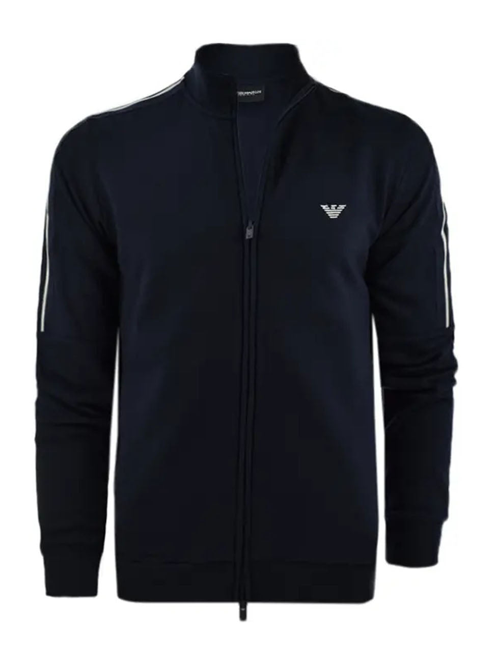 Emporio Armani Cotton Blend Full Zip Sweatshirt
