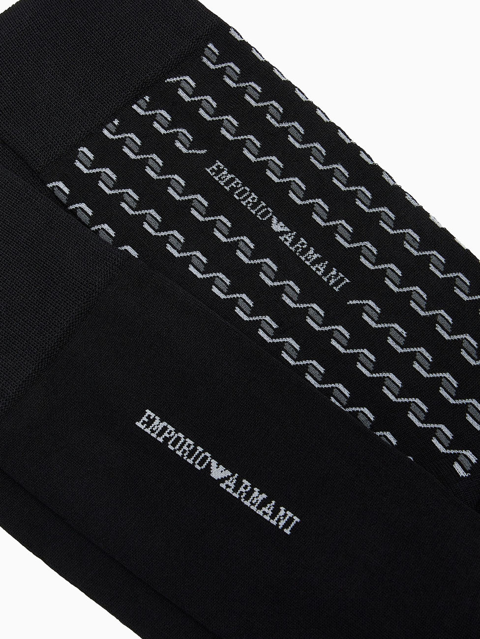 Emporio Armani Geometric Short Socks (Pack of 2)