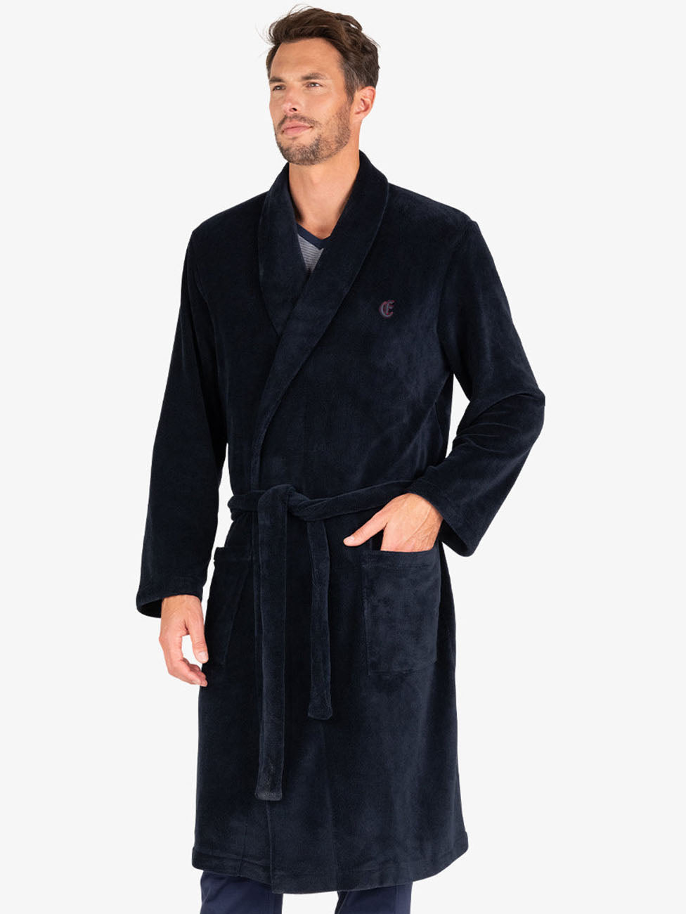 Eminence Men’s Fleece Dressing Gown