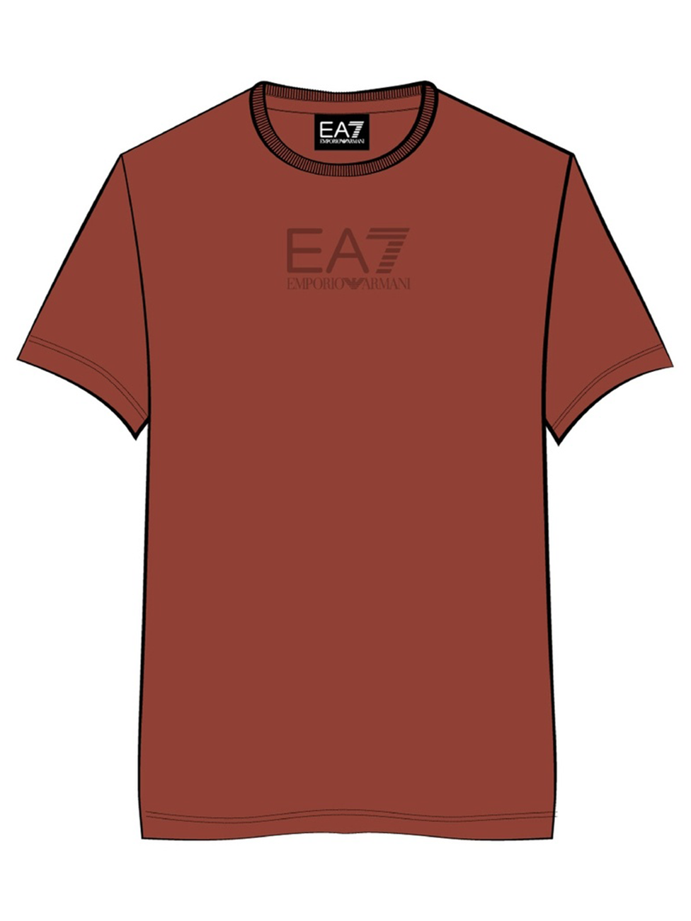 EA7 Lux Identity Modal-blend Jersey T-shirt