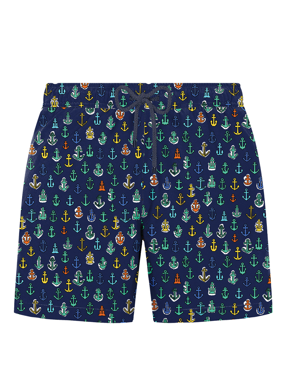 John Frank Gts All Over Printed Swimshorts Anchor Navy