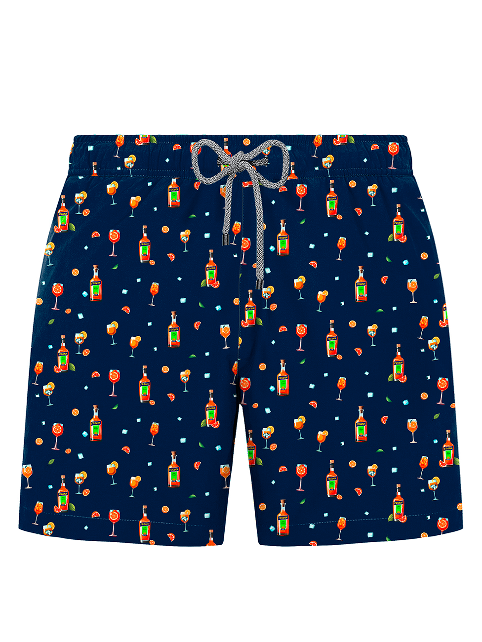 John Frank Gts All Over Printed Swimshorts Orange Cocktail