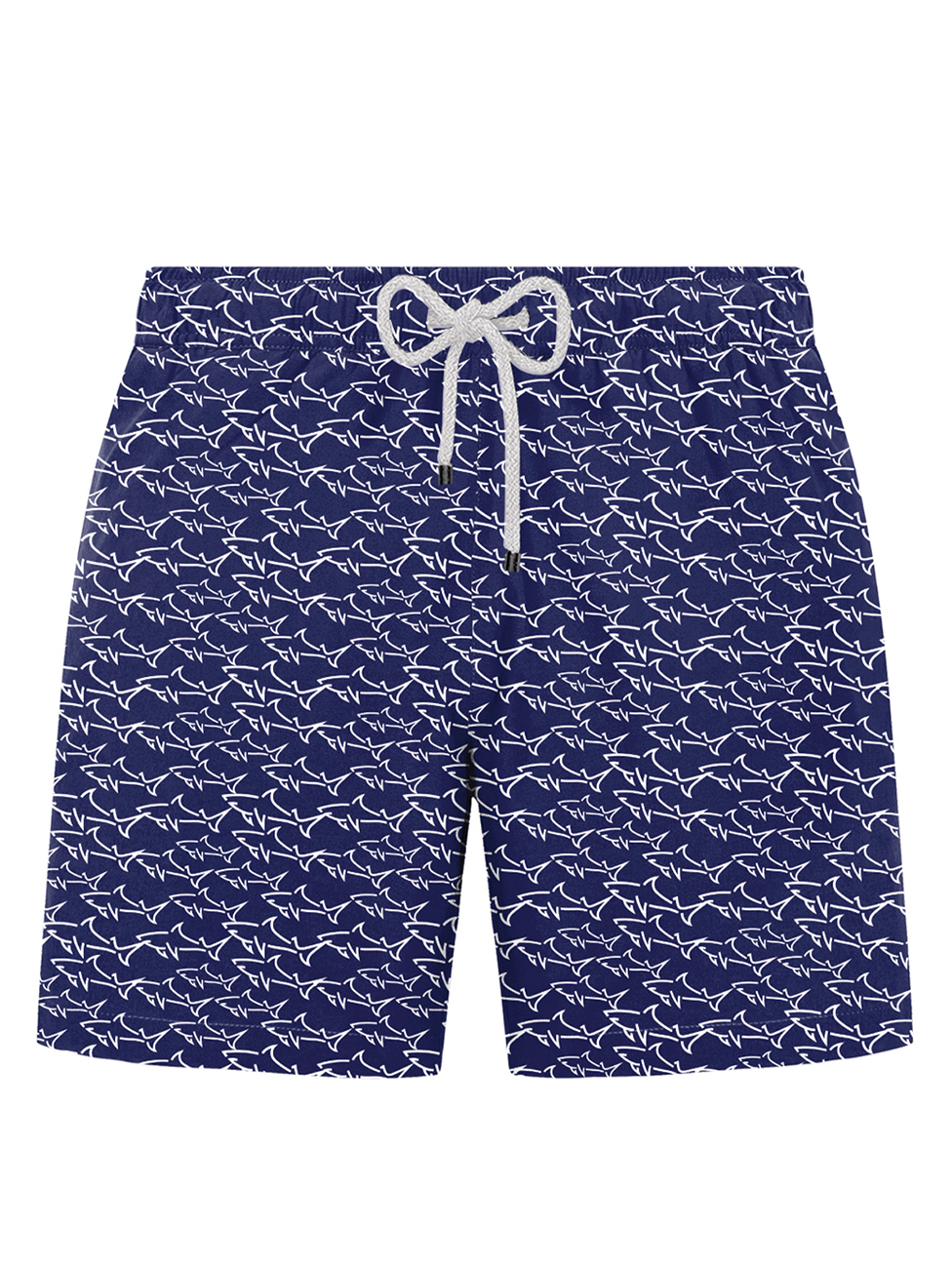 John Frank Gts All Over Printed Swimshorts Mini Shark Navy