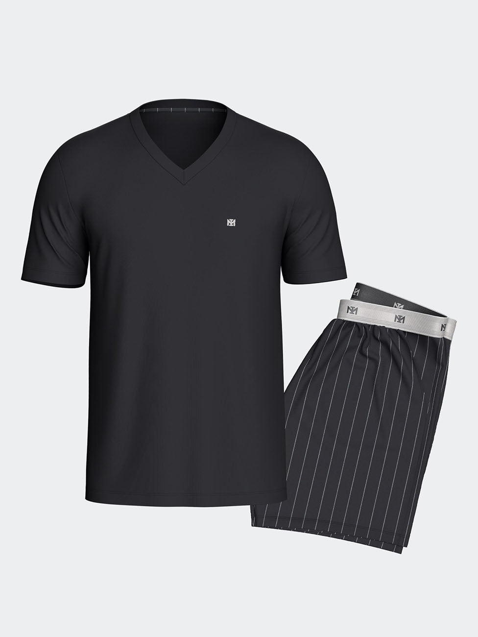 Impetus Cotton Modal Striped Men's Short Pyjama