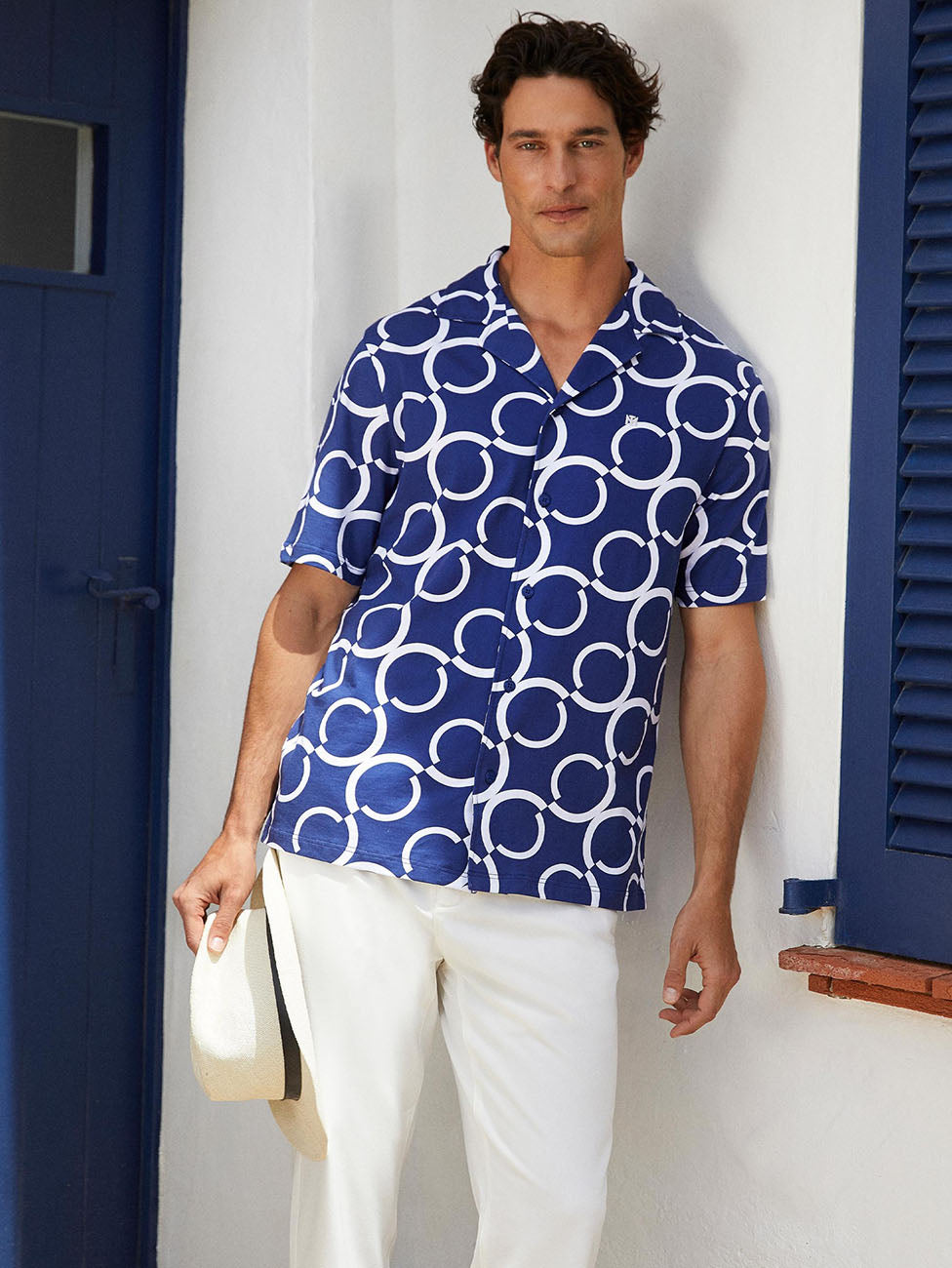 Impetus Geometric Print Shirt