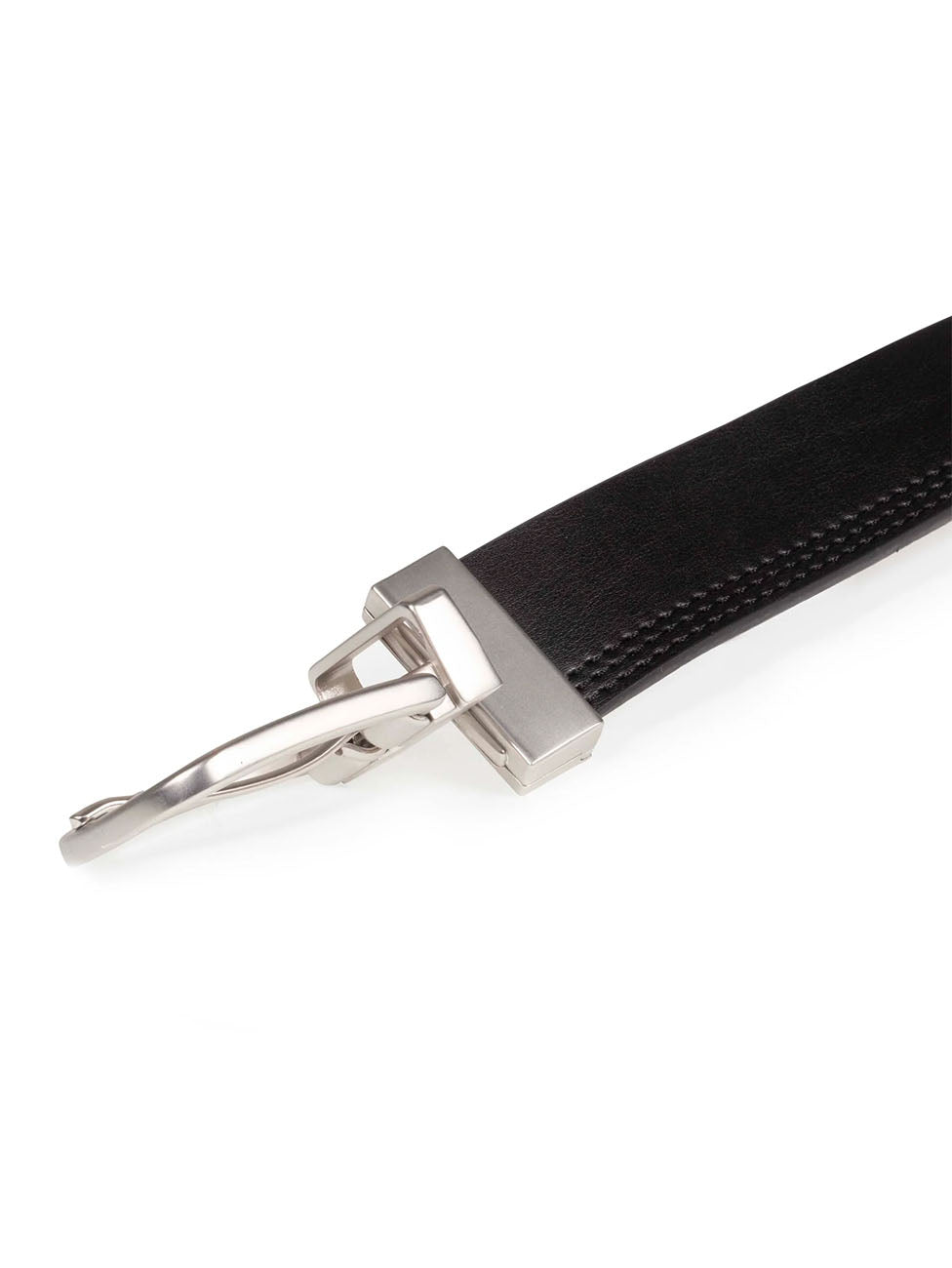 Isotoner Black/Brown Men's Reversible Belt