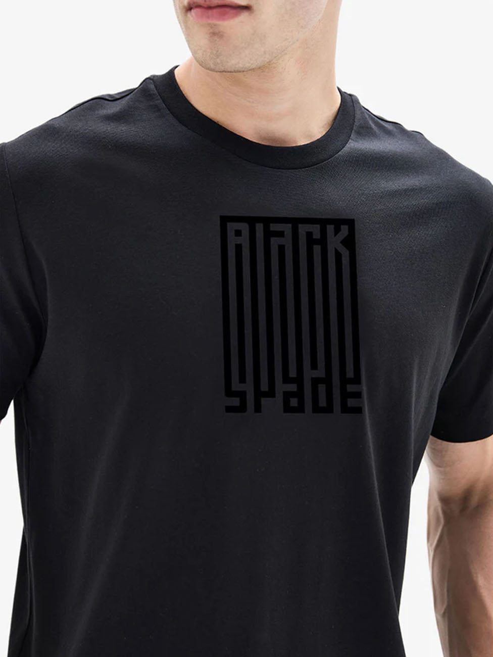 Blackspade Black Printed Men's T-Shirt