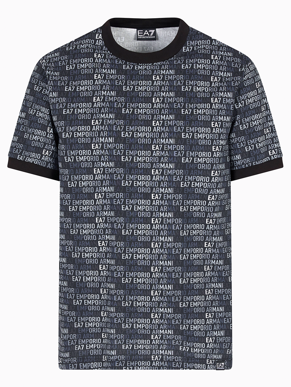 EA7 Logo Series Cotton Jersey T-Shirts