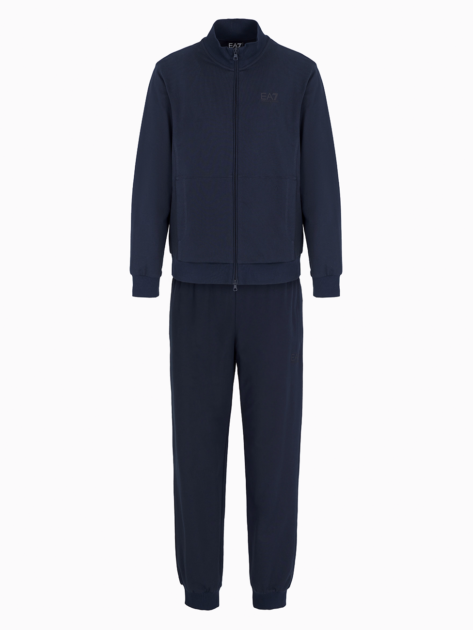 EA7 Visibility Cotton Full-Zip Tracksuit