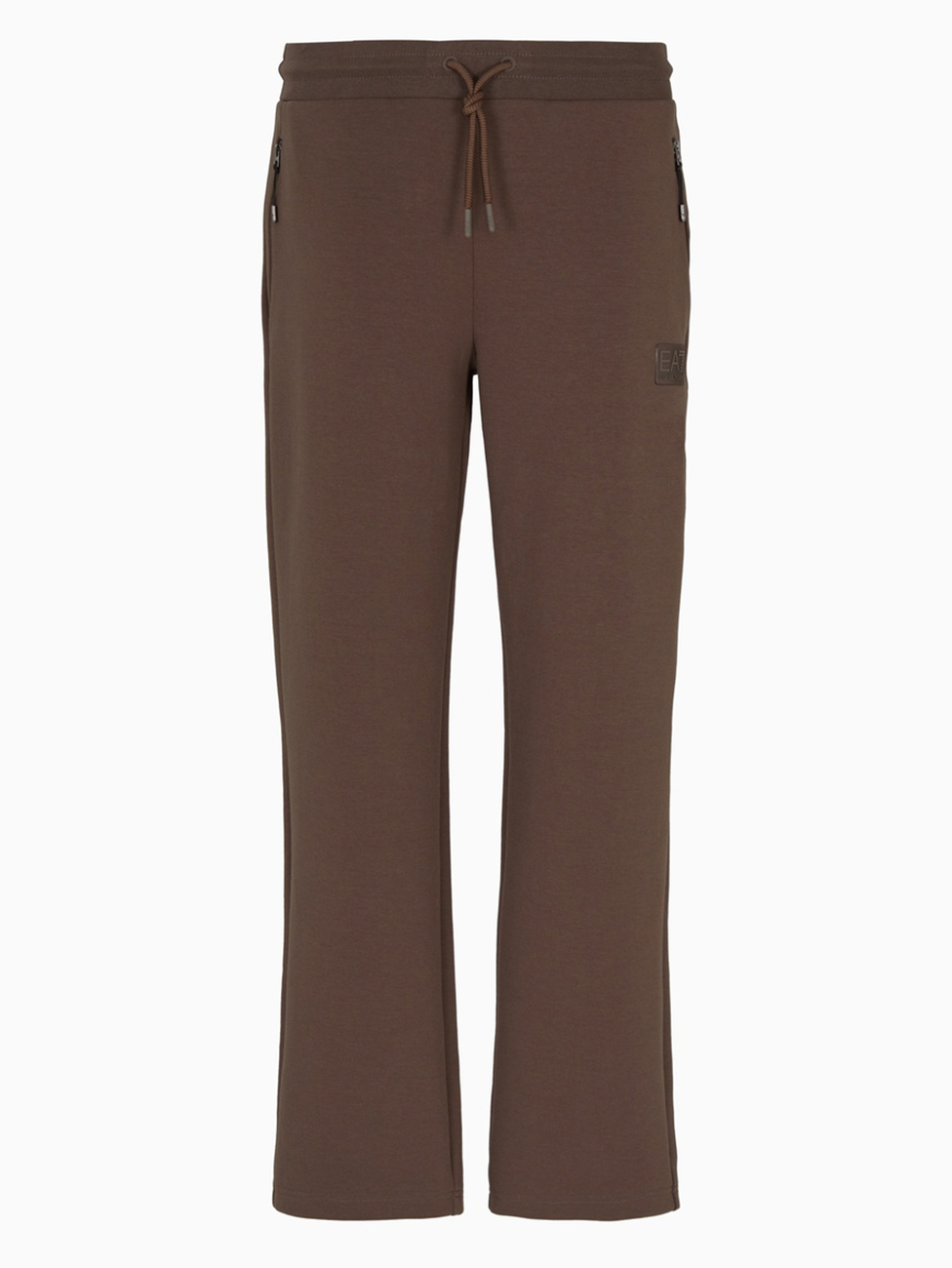 EA7 Lux Identity Cotton-Blend Interlock Trousers
