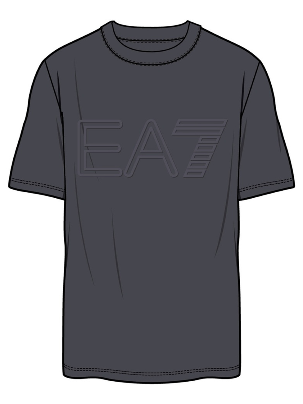 EA7 Logo Series Organic Cotton Jersey T-Shirts