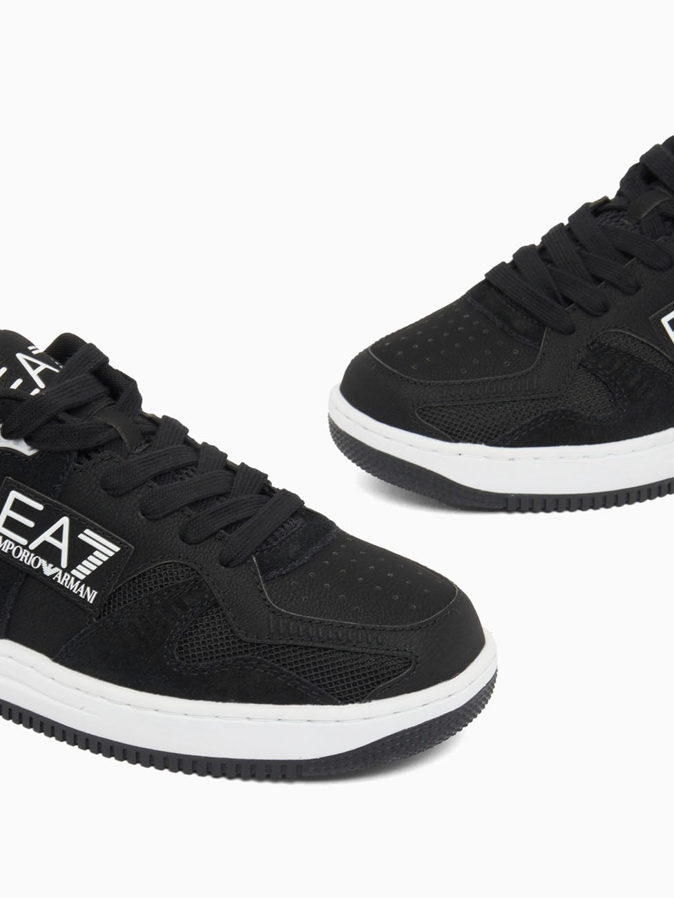 EA7 Black & White Slasher Mix Sneakers
