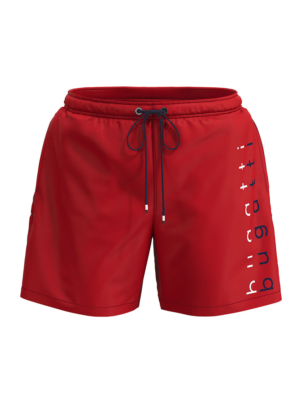 Bugatti Red Logo Print Beach Shorts