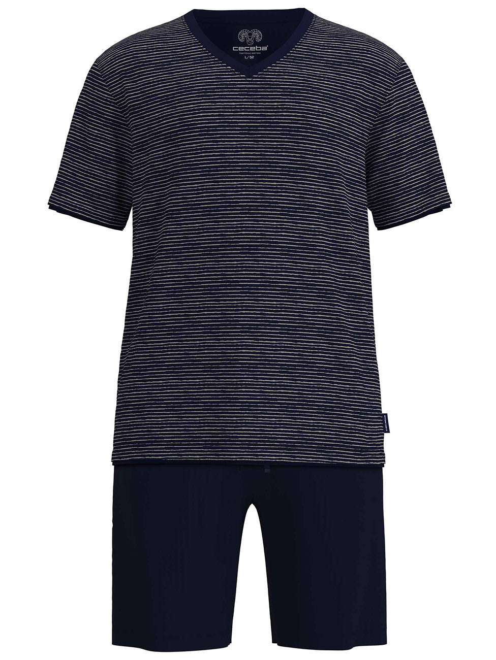 Ceceba Stripe Navy Short Pyjama