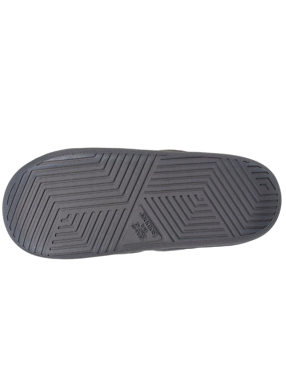 Isotoner BLOUP Comfort Grey Velours Men Slippers
