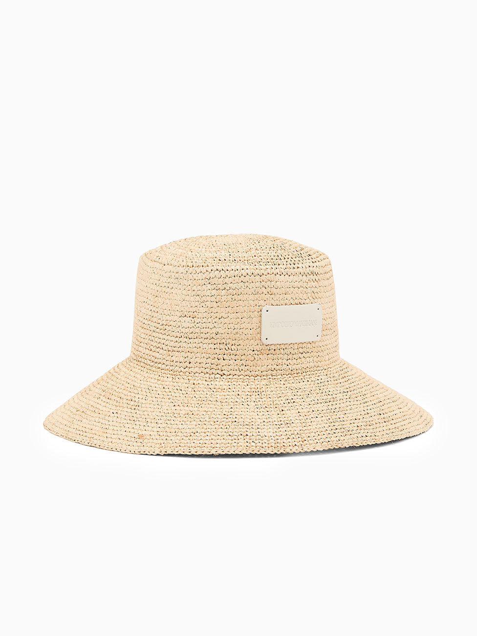 Emporio Armani Woven raffia Fisherman’s Hat