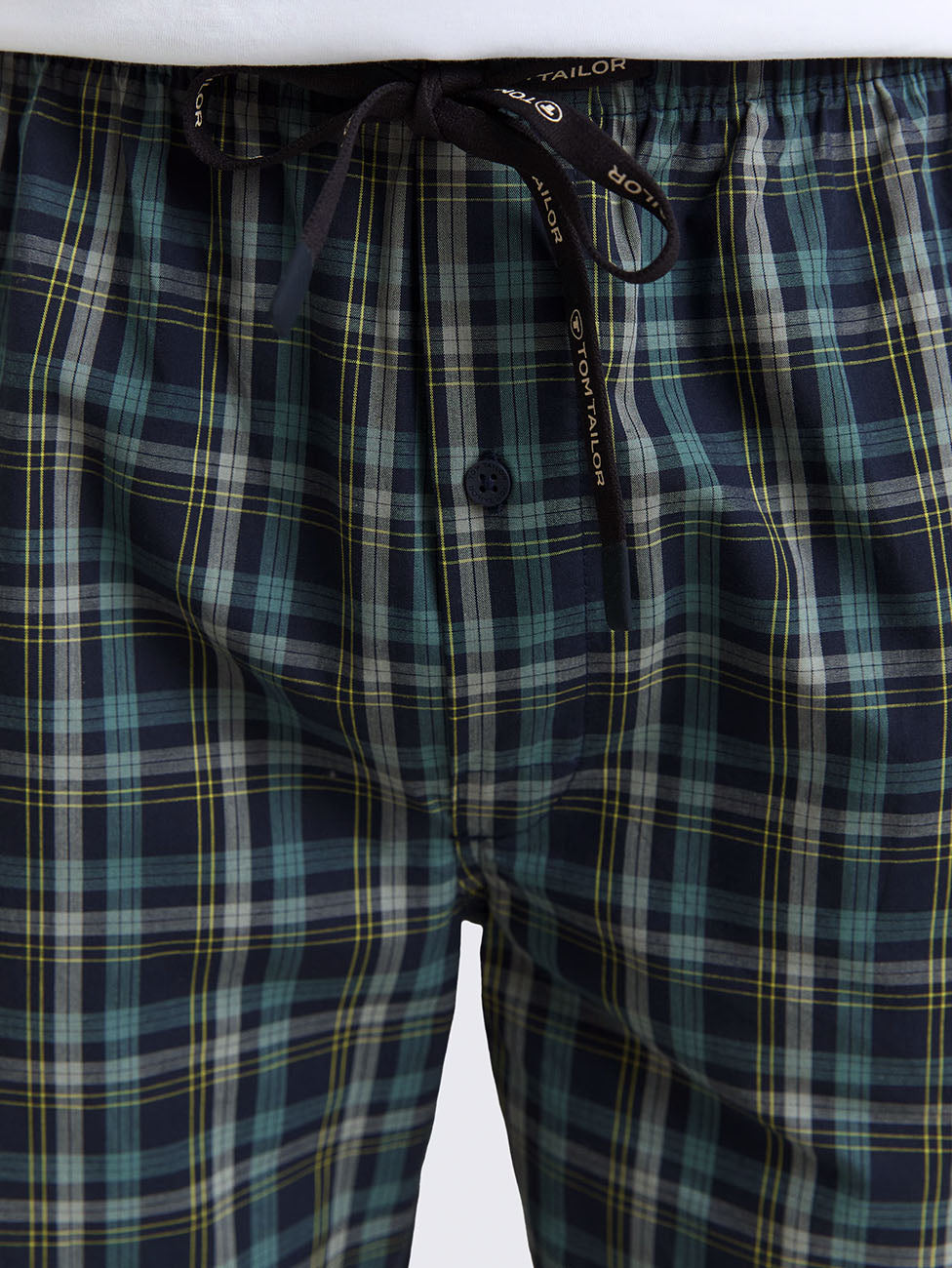Tom Tailor Blue Checkered Pyjama Pants
